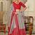 grey tussar silk traditional printed lehenga choli