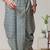 Dark green printed pitambari ready to wear cotton dhoti