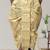 Shine yellow printed pitambari ready to wear cotton dhoti