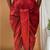 Maroon pitambari ready to wear silk dhoti