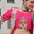 multicolor Roman Maslin Crochet Print Gotta lace embellished lehenga choli