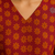 Floral doriya hand block print kurta