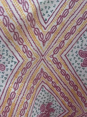 Pink bandhani hand block print kurta 3