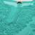 Hand embroidered sea green georgette lucknowi chikankari kurti with slip