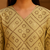 Brown bandhani hand block print kurta