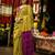 Olive Mul Cotton kardana hand embroidered saree