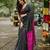 Grey Mul Cotton Kardana hand embroidered saree
