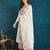 Off-white embroidered georgette resham embroidery kurta-sets