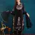 Black embroidered georgette resham embroidery kurta-sets