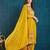 Mustard embroidered georgette resham embroidery kurta-sets