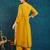 Mustard embroidered georgette resham embroidery kurta-sets