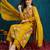 Mustard embroidered georgette resham embroidery kurta-sets