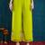 Light-green embroidered georgette resham embroidery kurta-sets