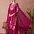 Pink embroidered georgette resham embroidery kurta-sets