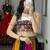 Multicolor Frilled Pattern Navratri Lehenga Choli With Fully Stitched Blouse