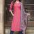 Embroidered Hand Work Straight Kurta With Trousers & With Dupatta