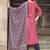 Embroidered Hand Work Straight Kurta With Trousers & With Dupatta