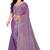 purple Ethnic Motifs Beads Embellished Tissue silk blend Saree