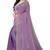 purple Ethnic Motifs Beads Embellished Tissue silk blend Saree