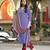 Embroidered Hand Work Straight Kurta With Trousers & With Dupatta
