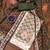 White handwork dress material