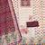 White handwork dress material