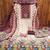 White handwork dress material