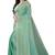 Green Ethnic Motifs Beads Embellished Tissue silk blend Saree