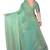 Green Ethnic Motifs Beads Embellished Tissue silk blend Saree