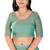 Green Ethnic Motifs Beads Embellished Tissue silk blend Saree