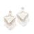 Handmade star pearl earrings