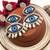 Handmade evil eye pearl drop earrings