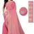 pink Ethnic Motifs Beads Embellished Tissue silk blend Saree