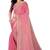 pink Ethnic Motifs Beads Embellished Tissue silk blend Saree