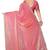 pink Ethnic Motifs Beads Embellished Tissue silk blend Saree