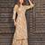 Elegant floral printed salwar suit with dupatta