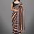 Multi Color Digital Printed Vichitra Silk blend Saree