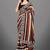 Multi Color Digital Printed Vichitra Silk blend Saree