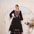 Black Color Rayon Embroidered Kurta Plazo Set