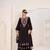 Black Color Rayon Embroidered Kurta Plazo Set