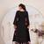 Black Color Rayon Embroidered Kurta Plazo Set