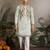 Pista green viscose silk thead & sequins embroidered work wedding function navratri festival party wear straight kurta
