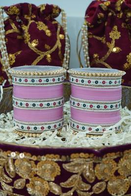 Traditional pink punjabi chuda 1
