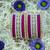 Metal kundan velvet set