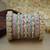 Elegant multy color metal set