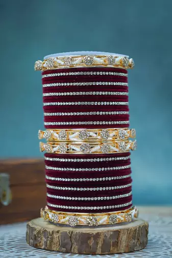Metal velvet set