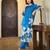 Tiara hibis blue printed cotton kurta sets