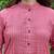 Tiara rouge pink plain cotton kurta sets