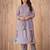 Tiara orchid lavender plain cotton kurta sets