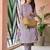 Tiara orchid lavender plain cotton kurta sets